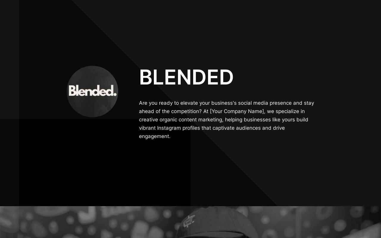 Carrd profile picture for @blended